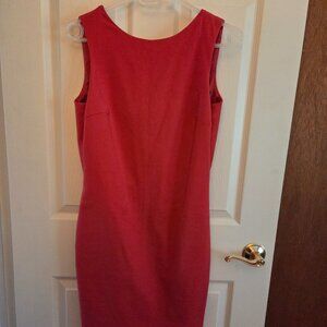 Zara Basic Fire Red Cocktail Dress - Open Back